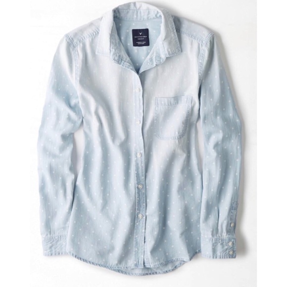 American Eagle Outfitters Tops - ᎪᎷᎬᎡᏆᏟᎪN ᎬᎪᏩᏞᎬ ᏴᎾYFᎡᏆᎬNᎠ ᏴᏌᎢᎢᎾN ᎠᎾᏔN ᏚᎻᏆᎡᎢ American Eagle Outfitters Tops - ᎪᎷᎬᎡᏆᏟᎪN ᎬᎪᏩᏞᎬ ᏴᎾYFᎡᏆᎬNᎠ ᏴᏌᎢᎢᎾN ᎠᎾᏔN ᏚᎻᏆᎡᎢ